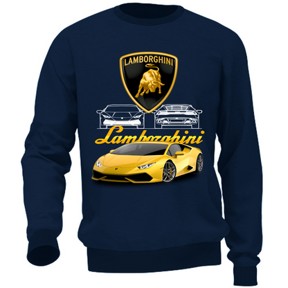 Felpa Unisex lambo huracan1
