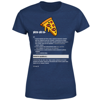 T-Shirt Donna pizza white