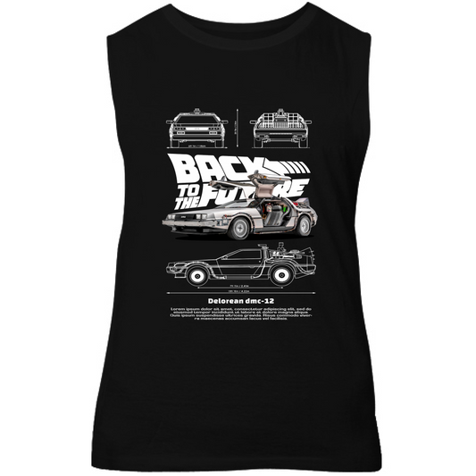 Canotta Unisex delorean2