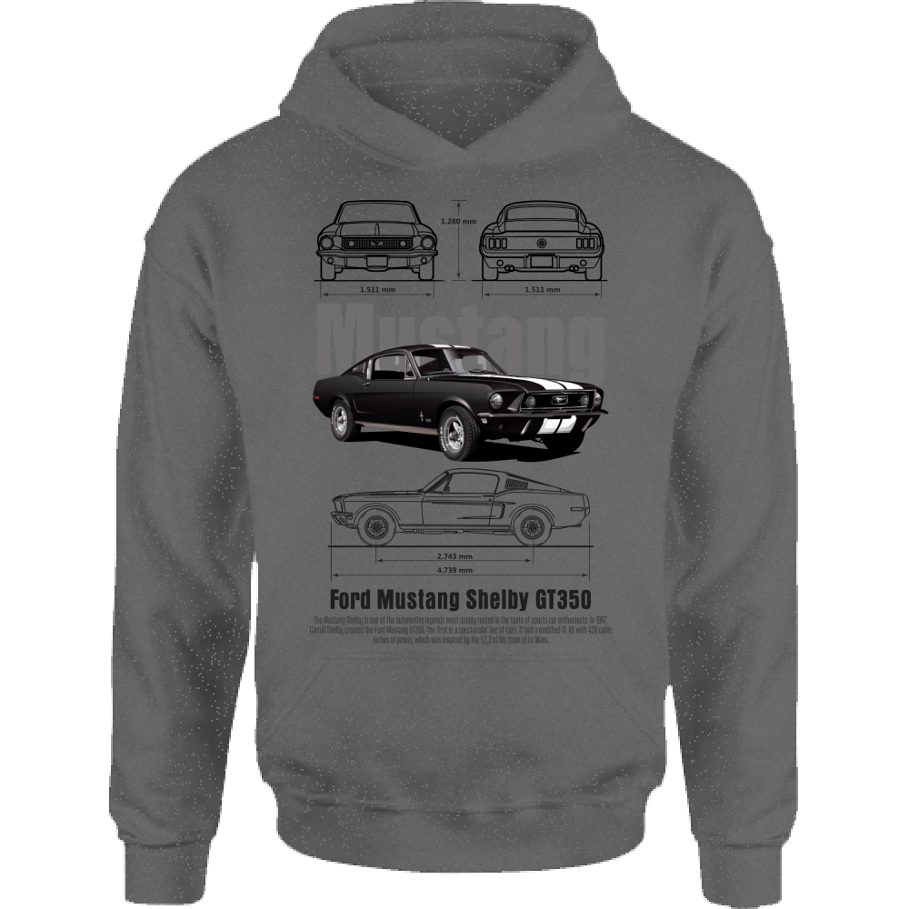 Felpa Bambino con Cappuccio mustang 1
