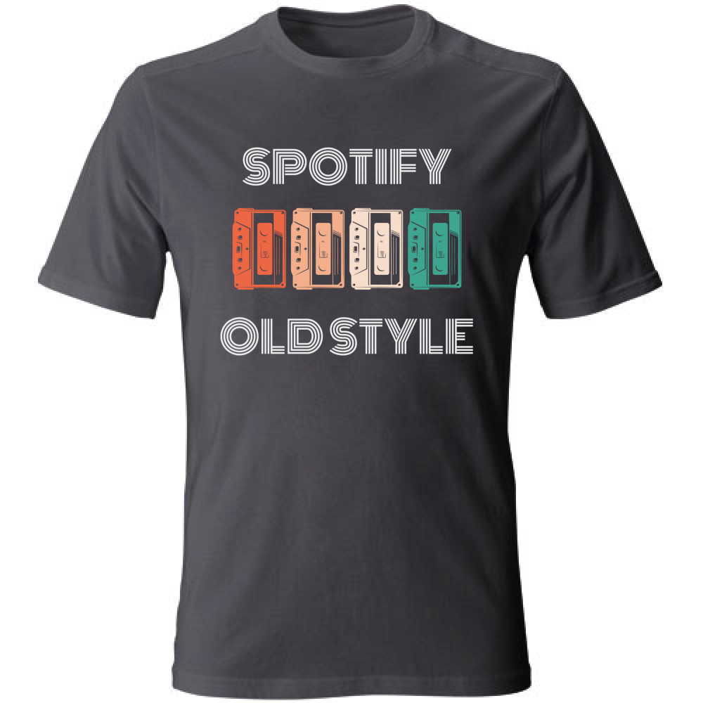 T-Shirt Unisex spotify old style