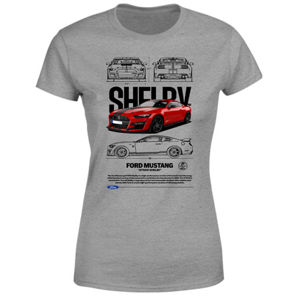T-Shirt Donna mustang shelby