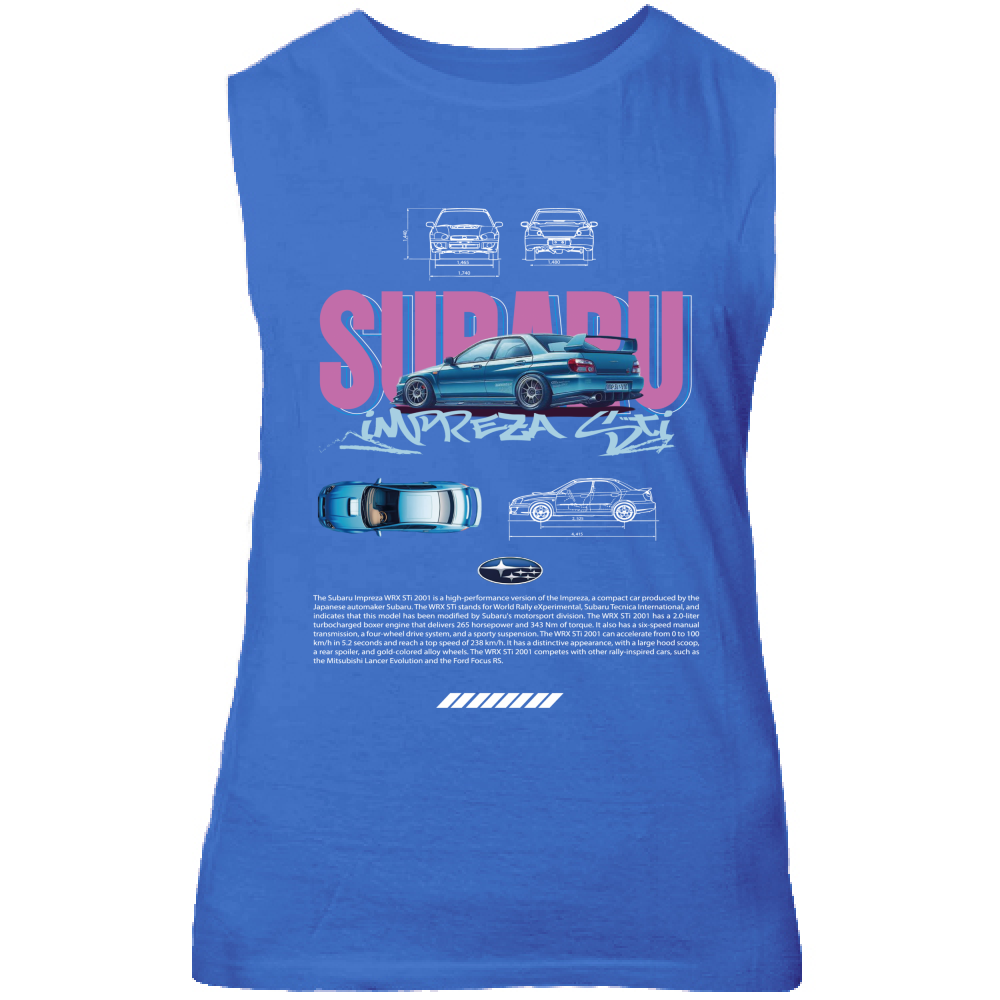 Canotta Unisex subaru impreza sti