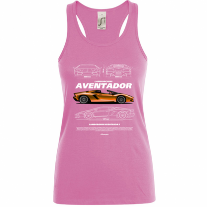 Canotta Donna lambo aventador1