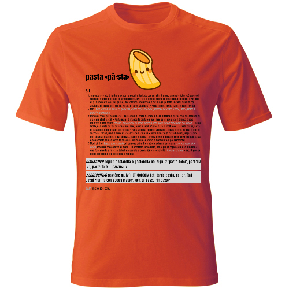 T-Shirt Unisex pasta black