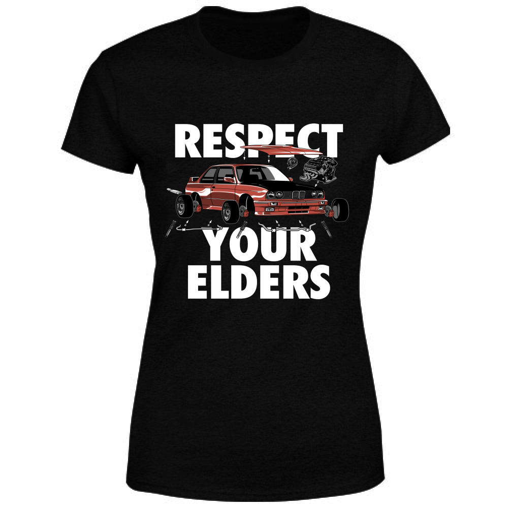 T-Shirt Donna cars design 2