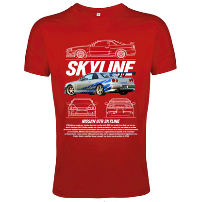 T-Shirt Men Fit skyline gtr