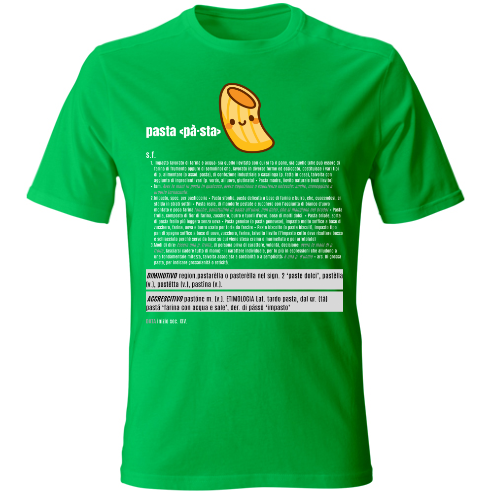 T-Shirt Unisex pasta white