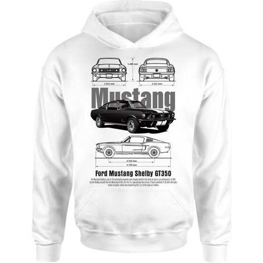 Felpa Bambino con Cappuccio mustang 1