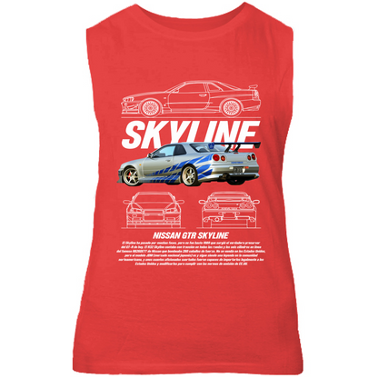 Canotta Unisex skyline gtr