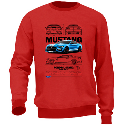 Felpa Unisex mustang gt black