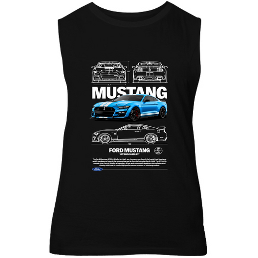 Canotta Unisex mustang shelby1