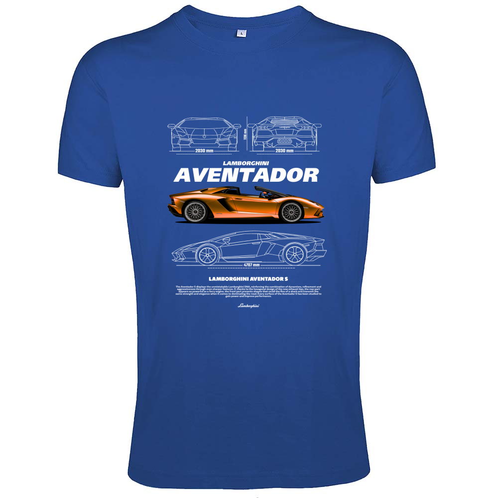 T-Shirt Men Fit lambo aventador1