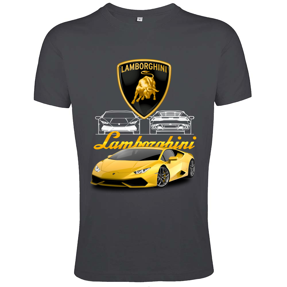 T-Shirt Men Fit lambo huracan1