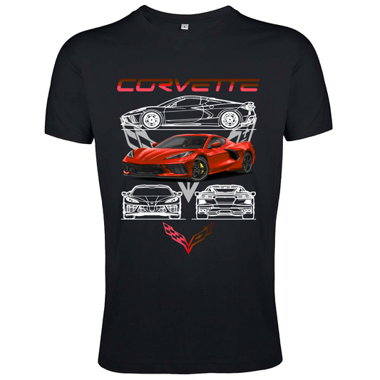 T-Shirt Men Fit corvette