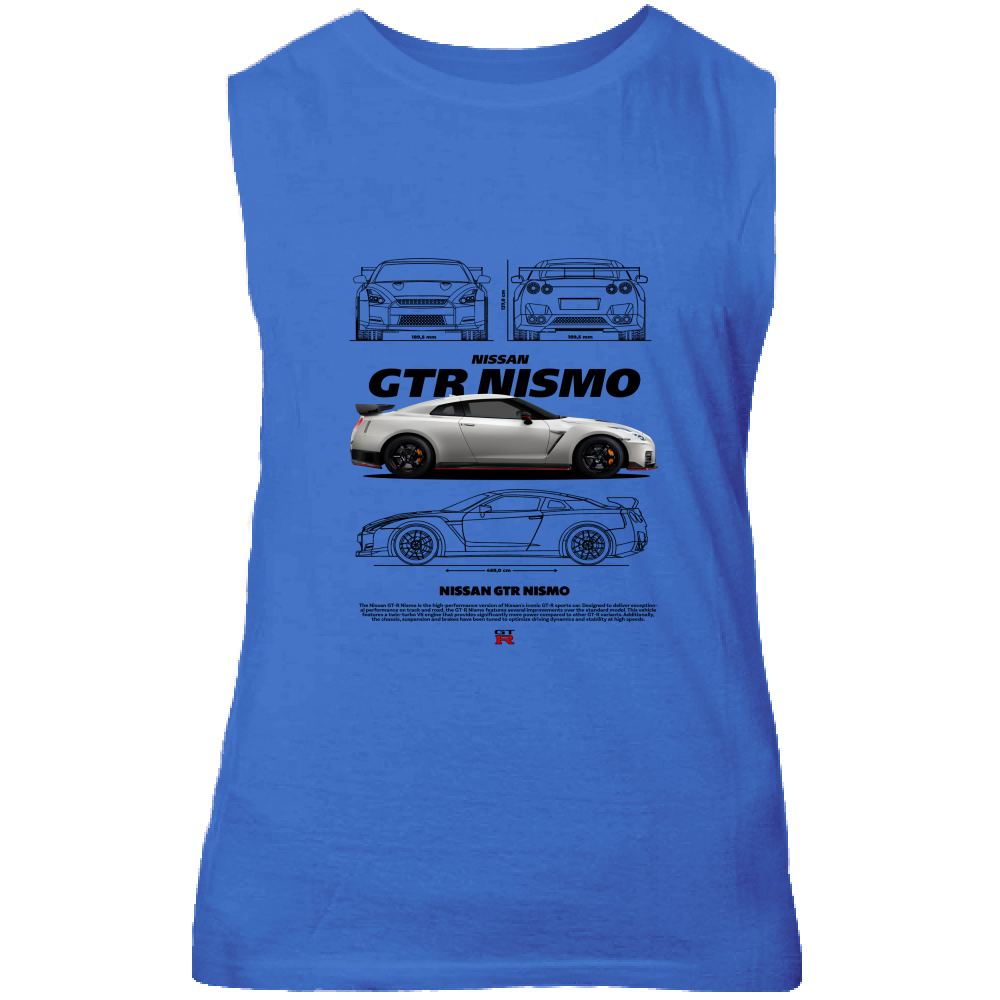 Canotta Unisex nissan gtr nismo black