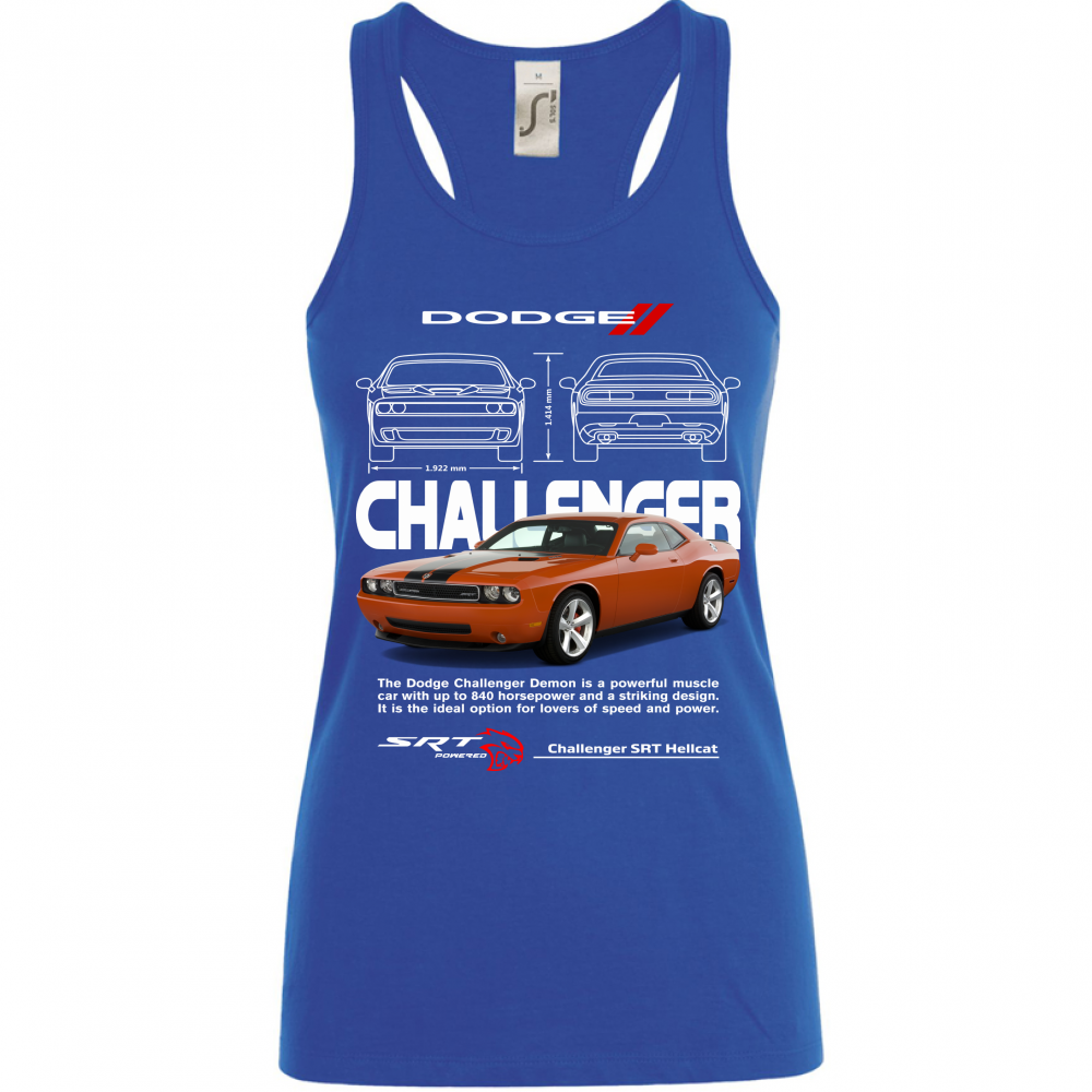 Canotta Donna challenger orange