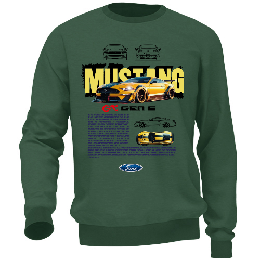 Felpa Unisex mustang gt gen
