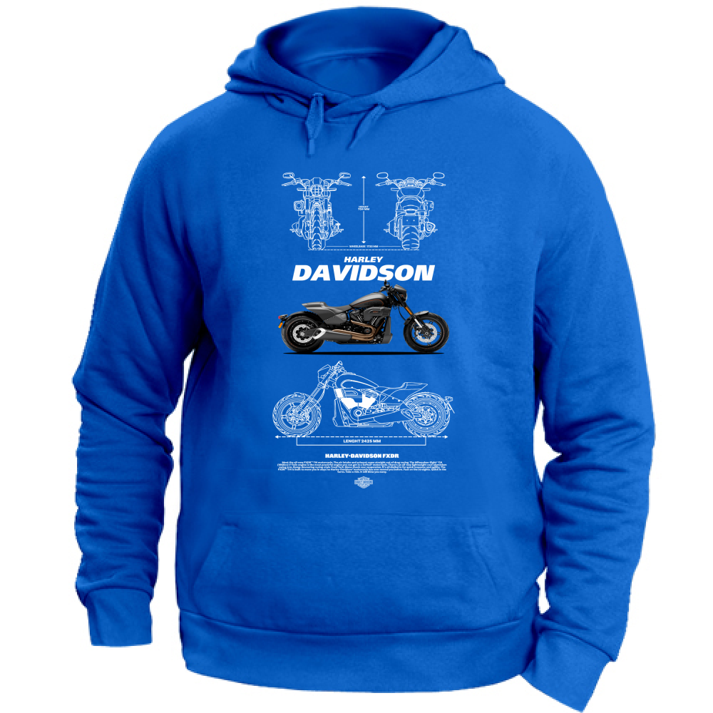 Felpa con Cappuccio Unisex Large harley davidson 1