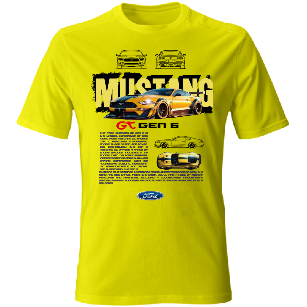 T-Shirt Unisex mustang gt gen