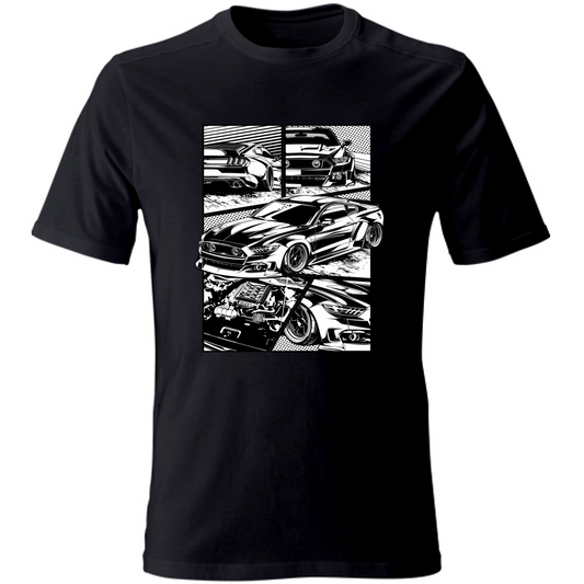 T-Shirt Unisex mustang des