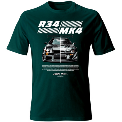 T-Shirt Unisex r34-mk4 Supra white