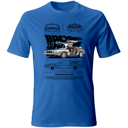 T-Shirt Unisex delorean black