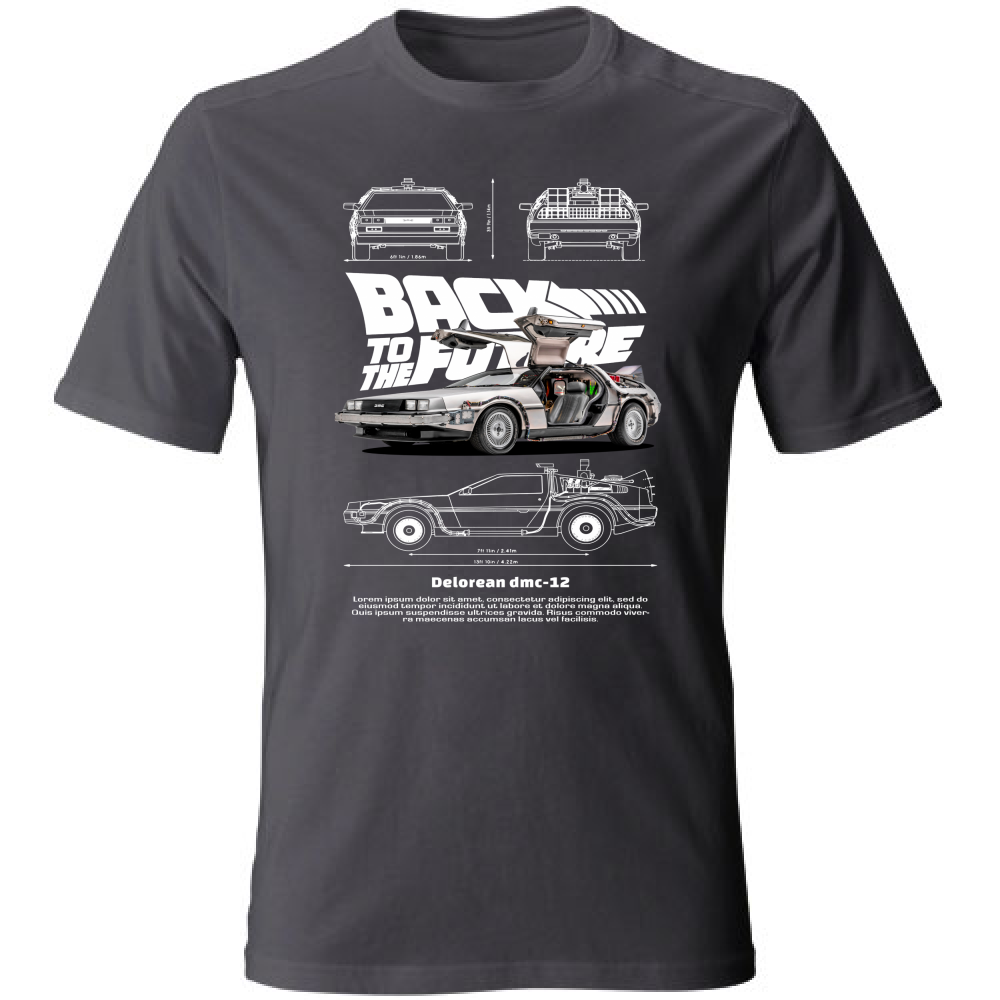 T-Shirt Unisex delorean2