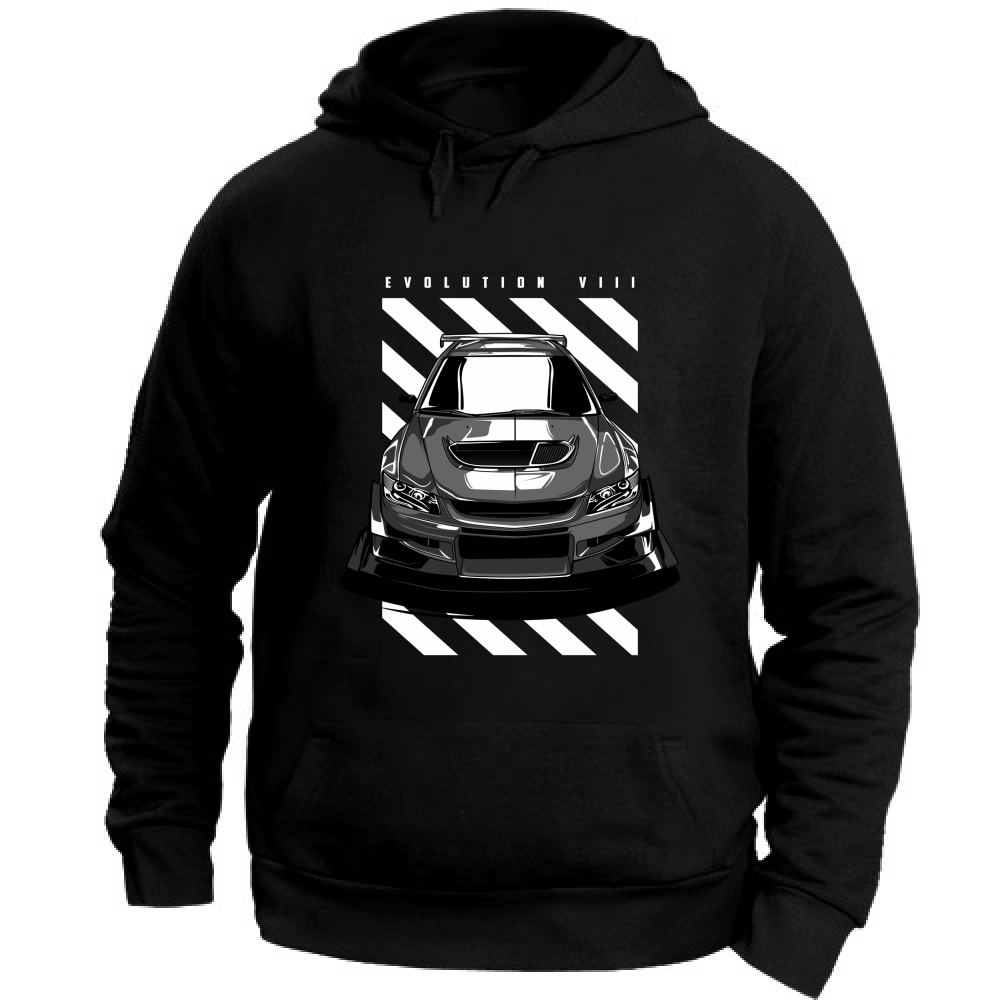 Felpa con Cappuccio Unisex Large evo1
