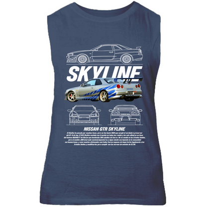Canotta Unisex skyline gtr