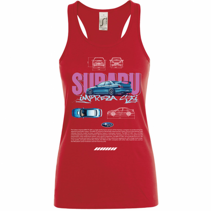 Canotta Donna subaru impreza sti
