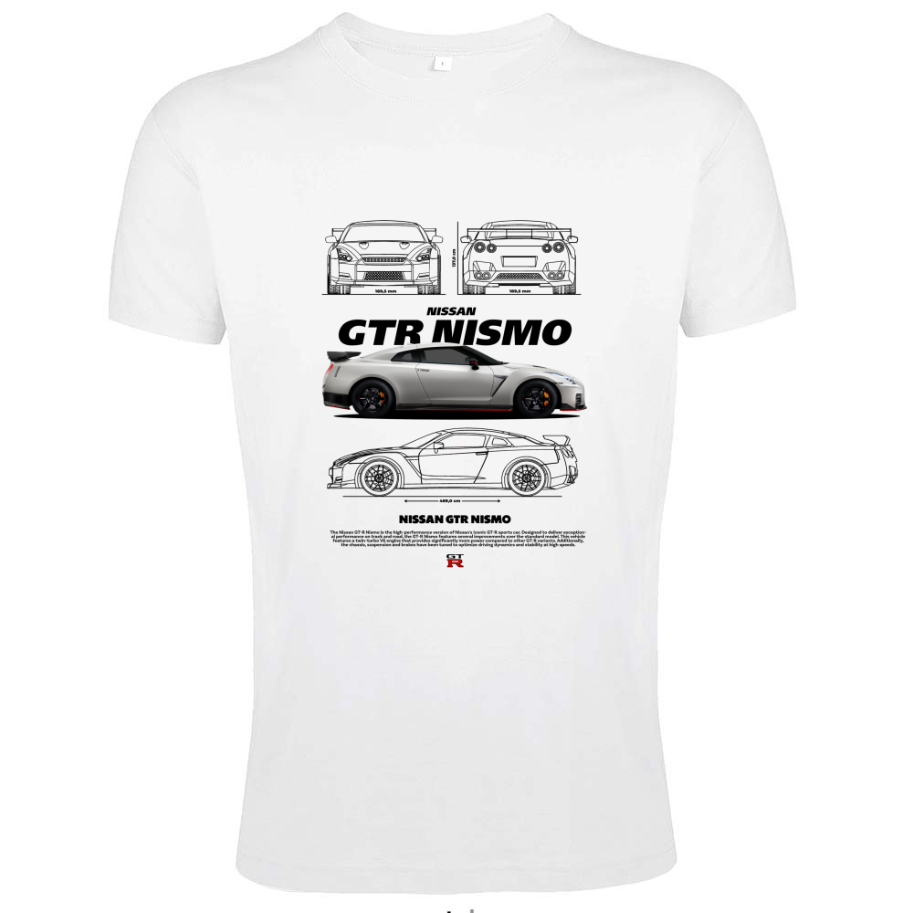 T-Shirt Men Fit nissan gtr nismo black