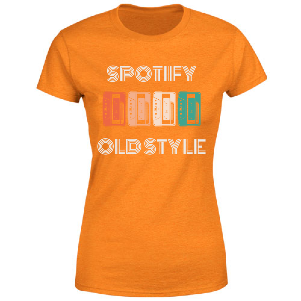T-Shirt Donna spotify old style