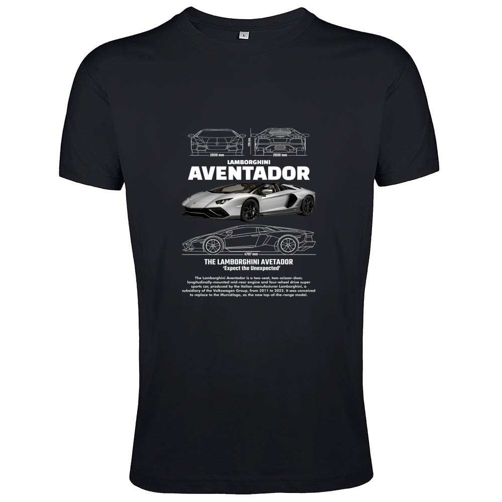 T-Shirt Men Fit lambo aventador2