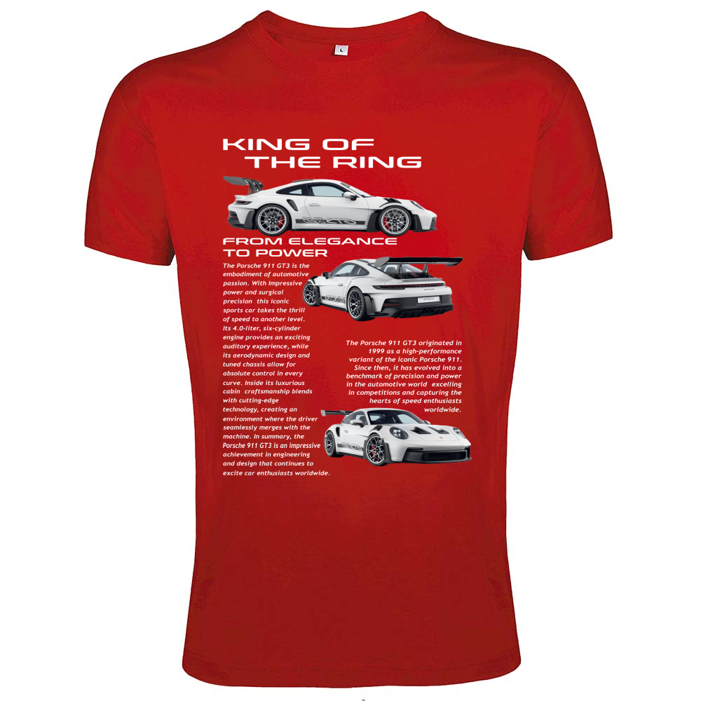 T-Shirt Men Fit porsche gt3-1