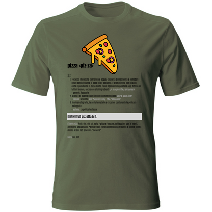 T-Shirt Unisex pizza black