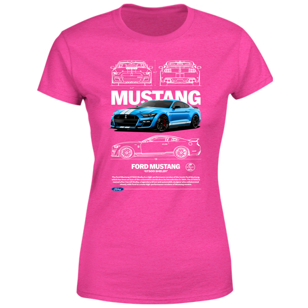 T-Shirt Donna mustang shelby1