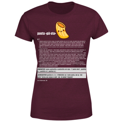 T-Shirt Donna pasta white