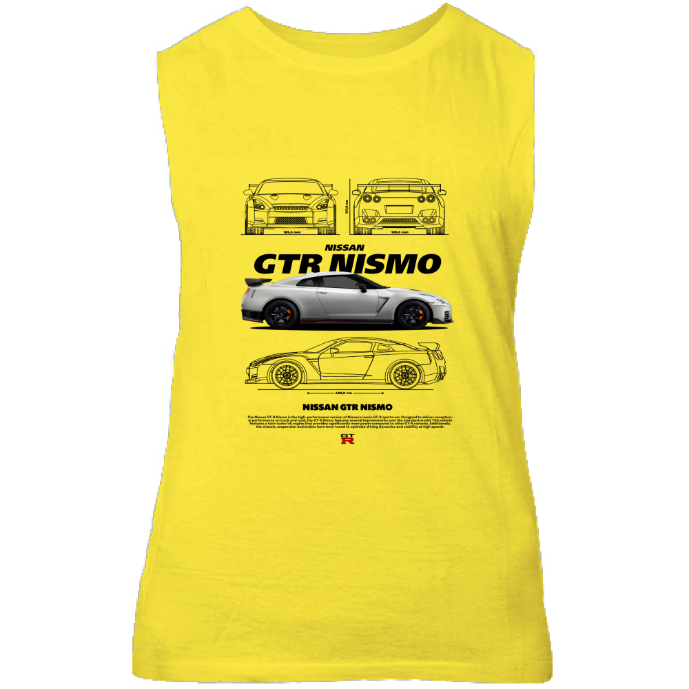 Canotta Unisex nissan gtr nismo black