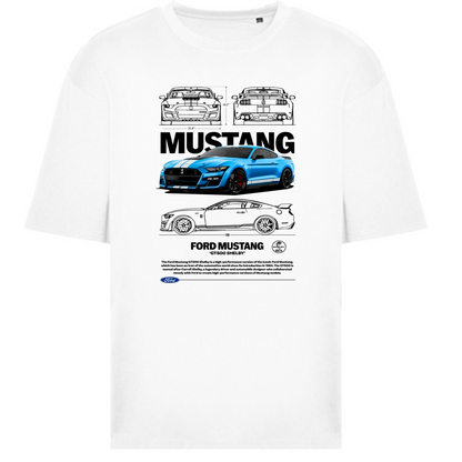 T-Shirt Oversize mustang gt black