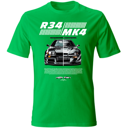 T-Shirt Unisex r34-mk4 Supra white