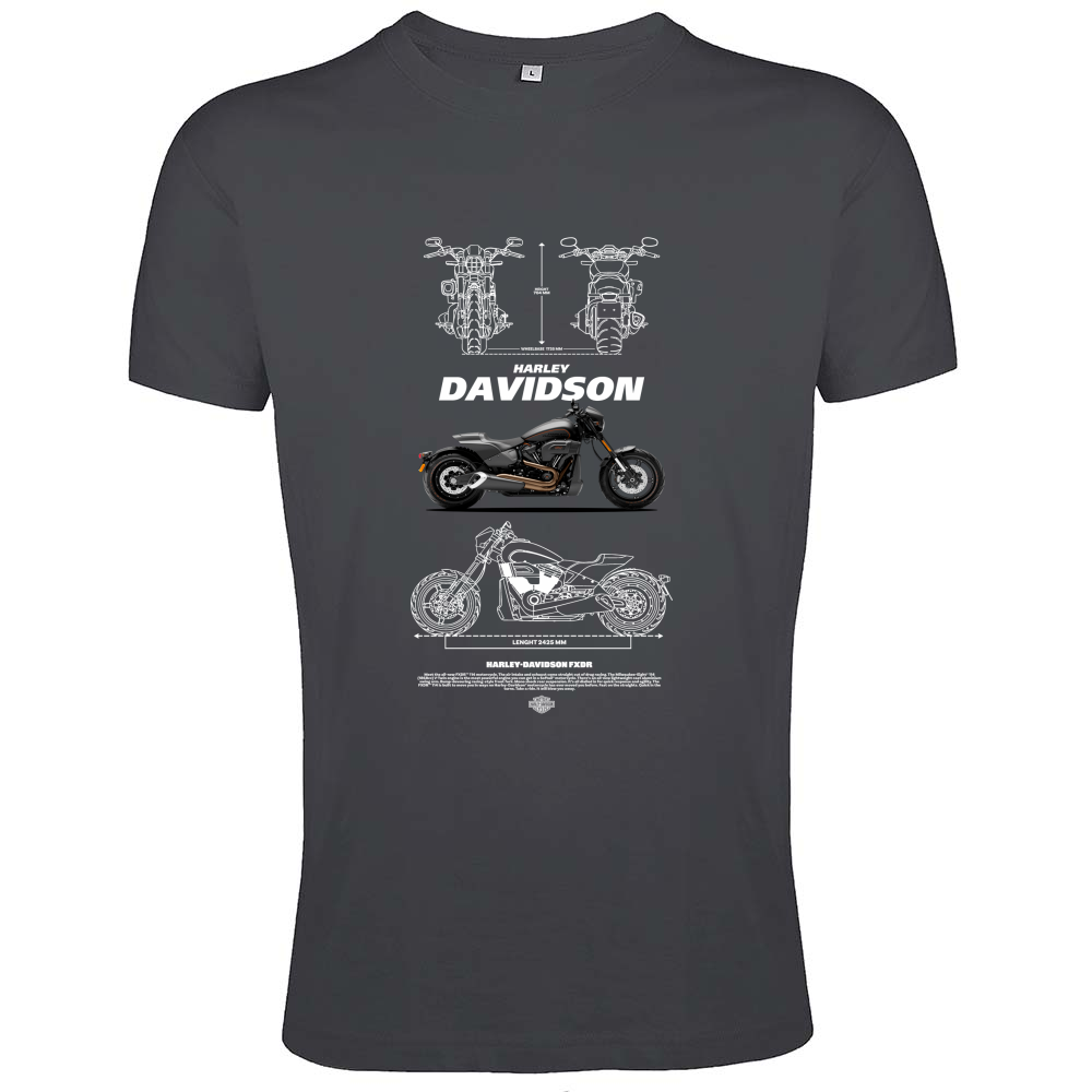 T-Shirt Men Fit harley davidson 1