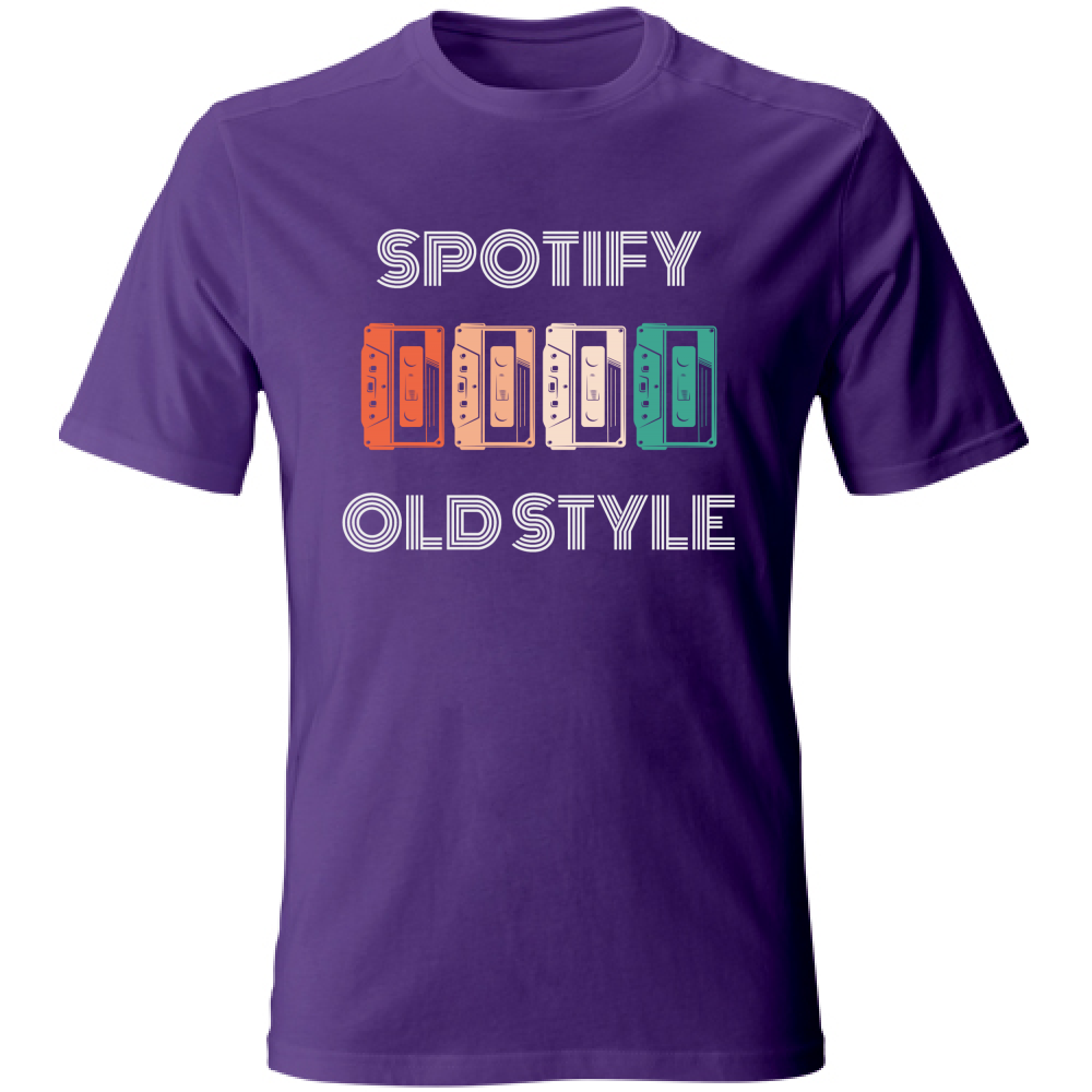 T-Shirt Unisex spotify old style