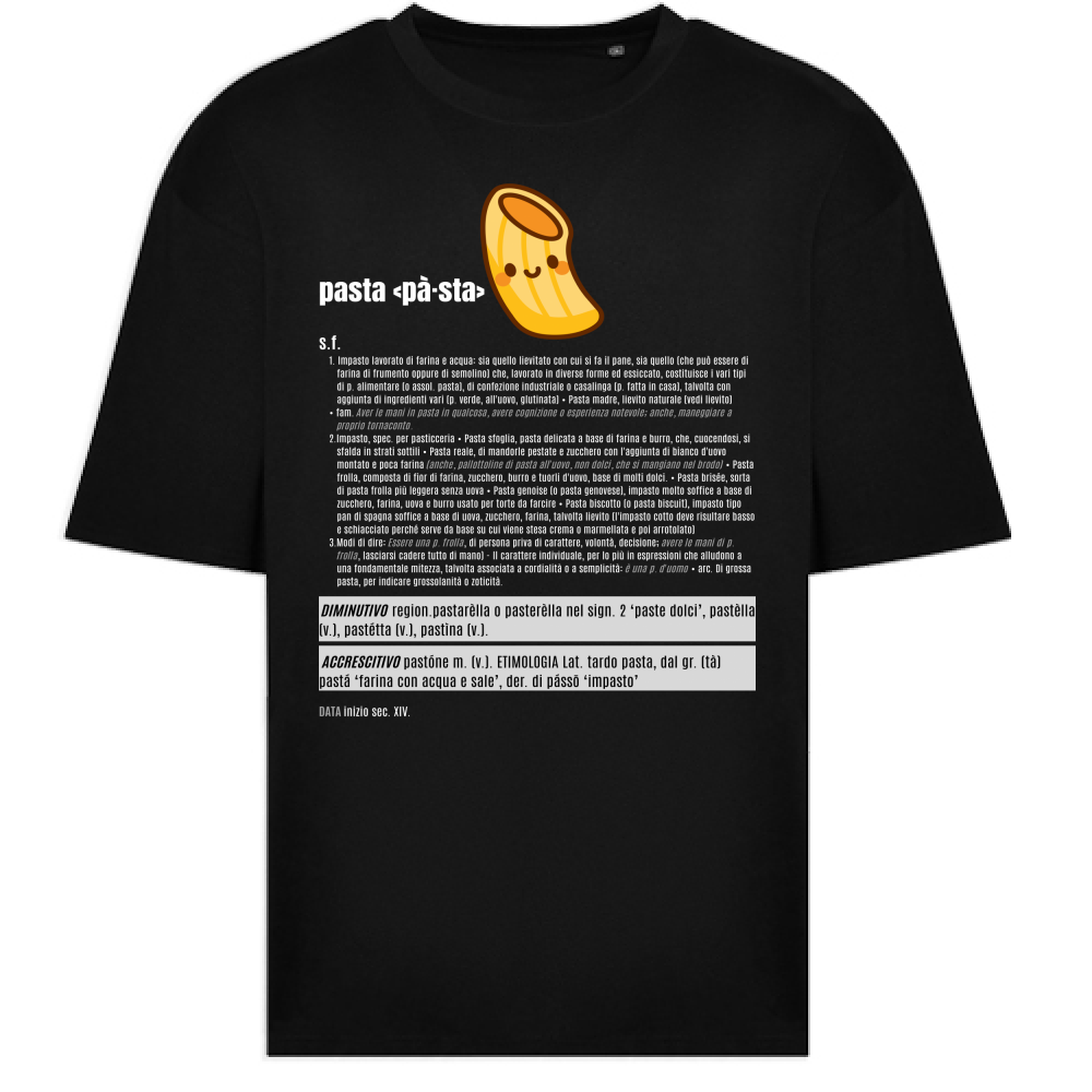 T-Shirt Oversize pasta white
