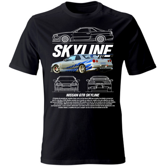 T-Shirt Unisex skyline gtr