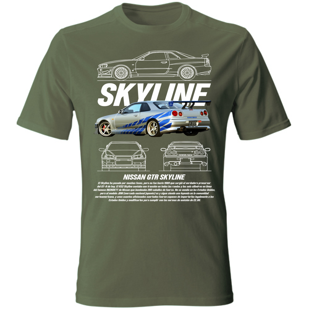 T-Shirt Unisex skyline gtr