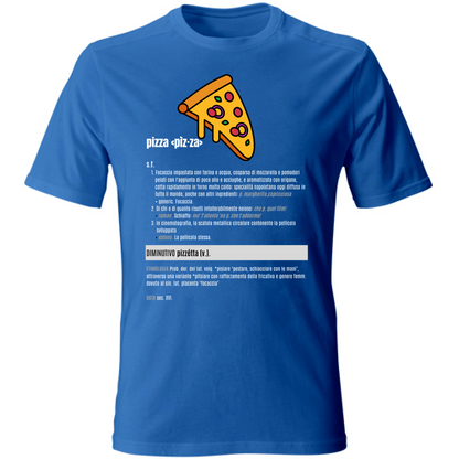 T-Shirt Unisex pizza white