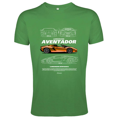 T-Shirt Men Fit lambo aventador1