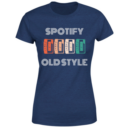 T-Shirt Donna spotify old style