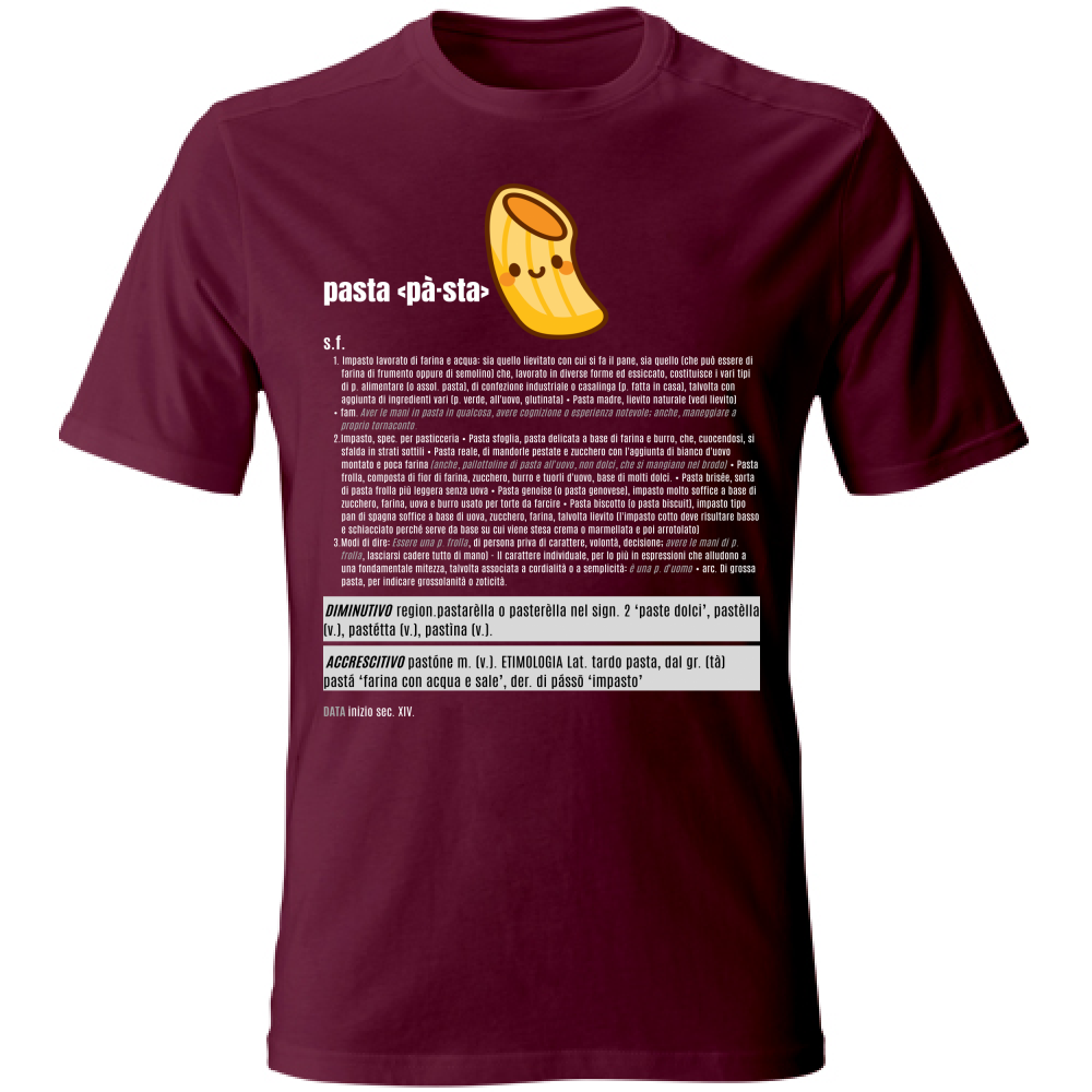 T-Shirt Unisex pasta white